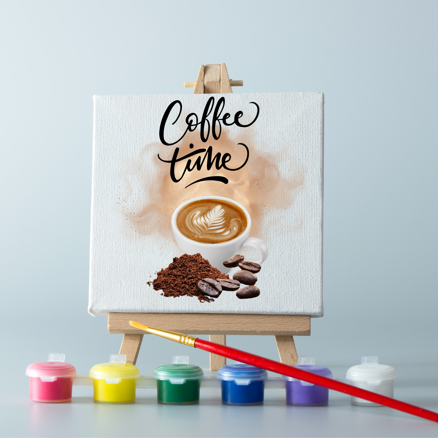 Leinwand Coffe Time