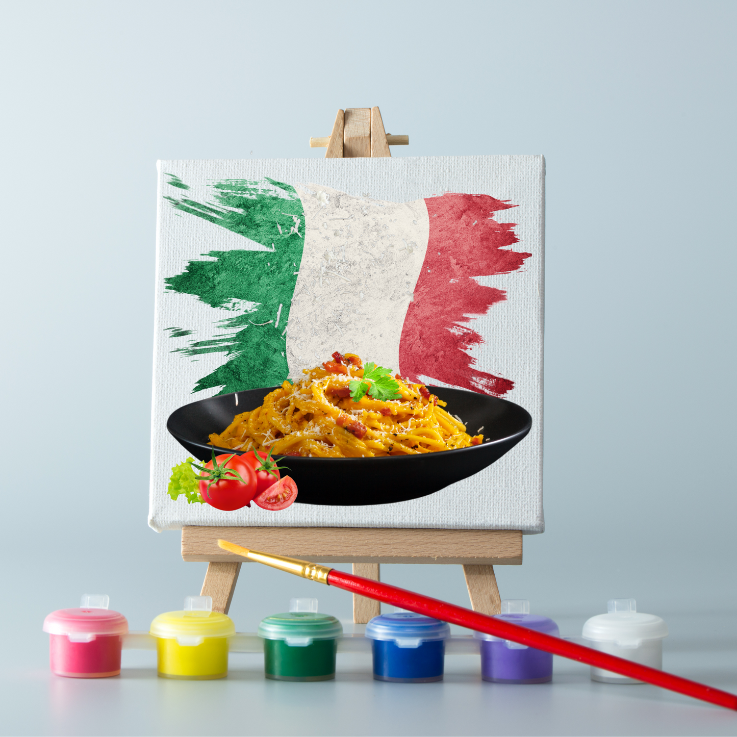 Leinwand Nudeln Italia