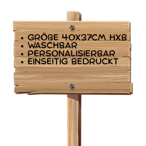 Stofftasche mit Aufdruck Traktor und Wunschname