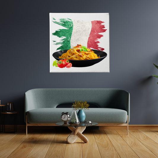 Leinwand Nudeln Italia