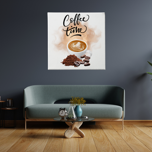 Leinwand Coffe Time